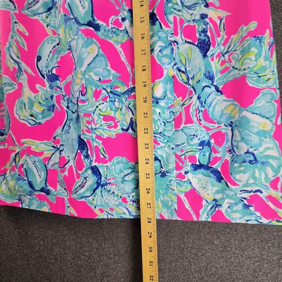 Lilly Pultzer Brynn Dress 12 Raz berry Lobsters in Love Strapless Lace - Picture 6 of 8